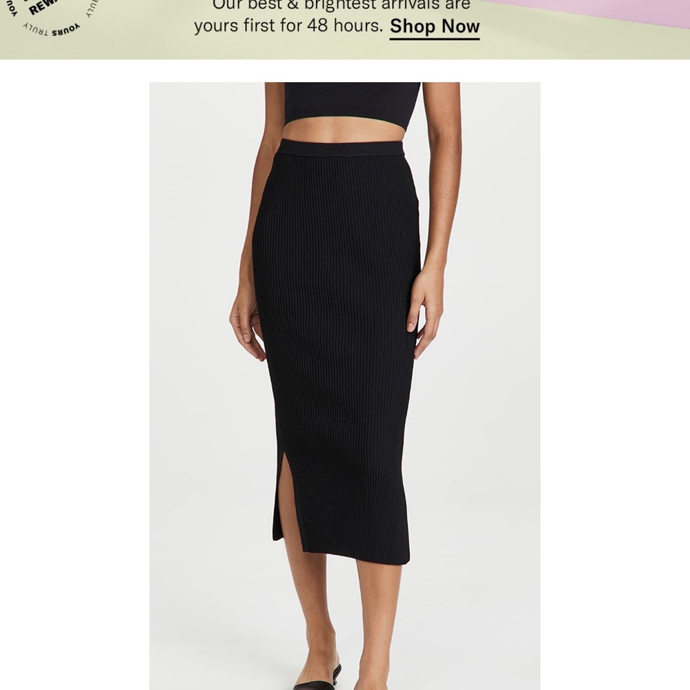 Cami NY Leah Rib Skirt, XL